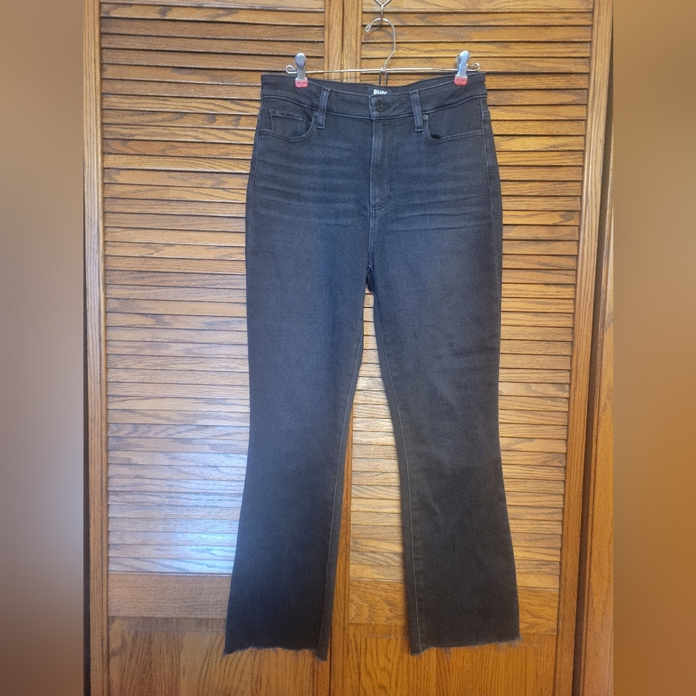PAIGE Black Boot Cut Jeans